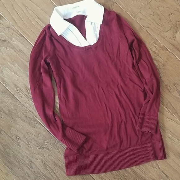 3 for $30 Maternity sweater with collar - Picture 1 of 4